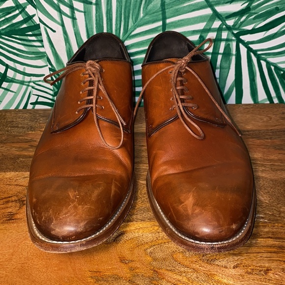 To Boot New York Adam Derrick Brown Leather Oxfords Men’s 11 - Picture 2 of 10